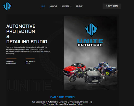 Unite Auto Tech Website